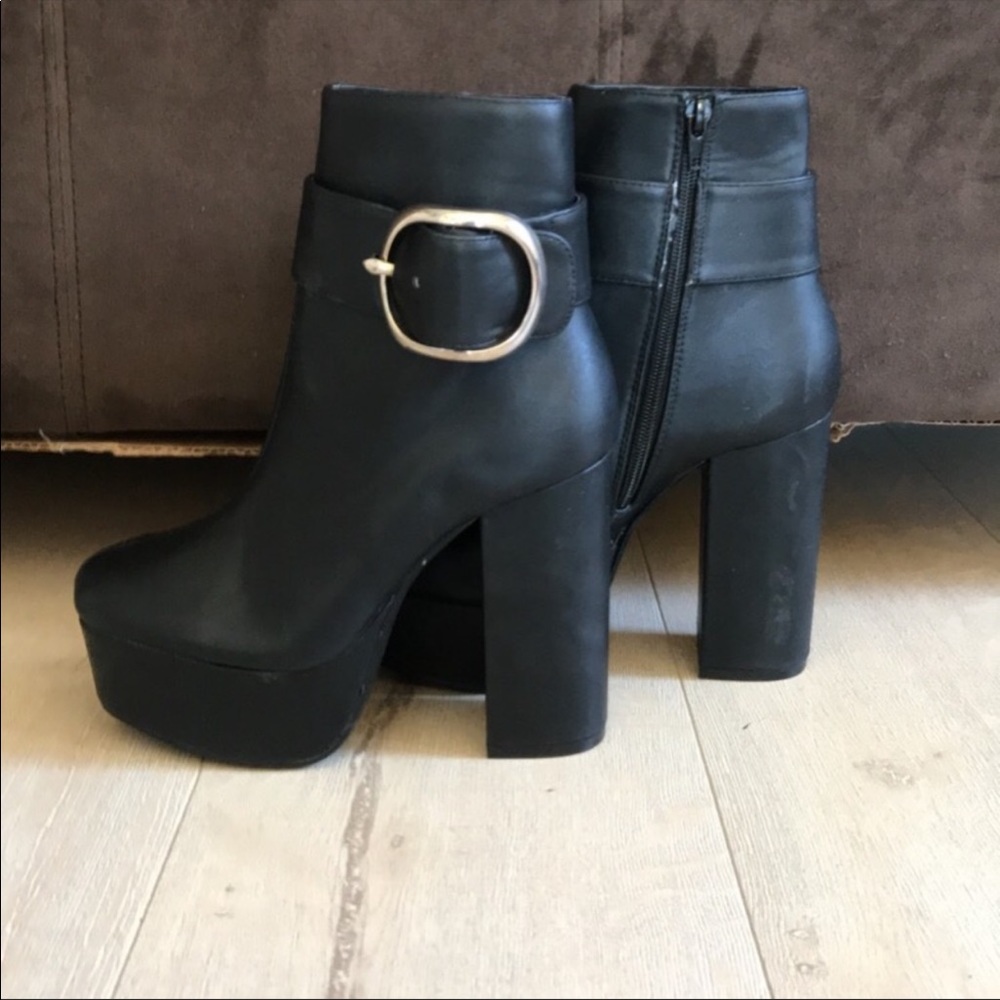Nasty Gal platform booties